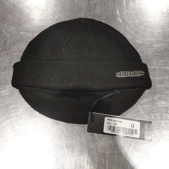 Brand New Nine Lives Winter Toque Hat Model 42C0769 Black - Picture 1 of 3